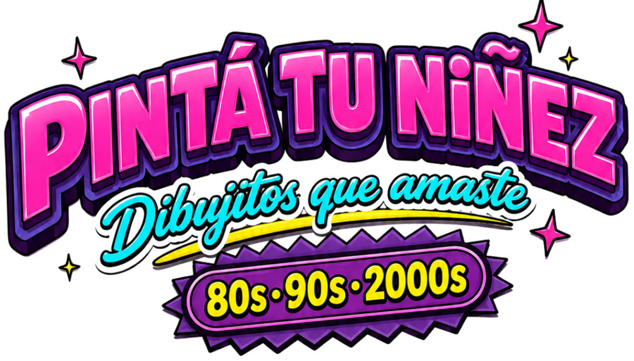 Pintá tu Niñez — Dibujitos que amaste